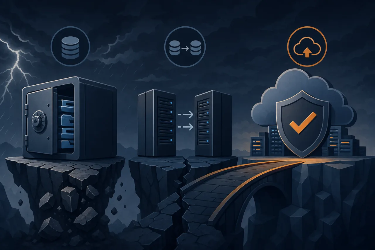 Backup vs Replication vs DRaaS — What Actually Protects You