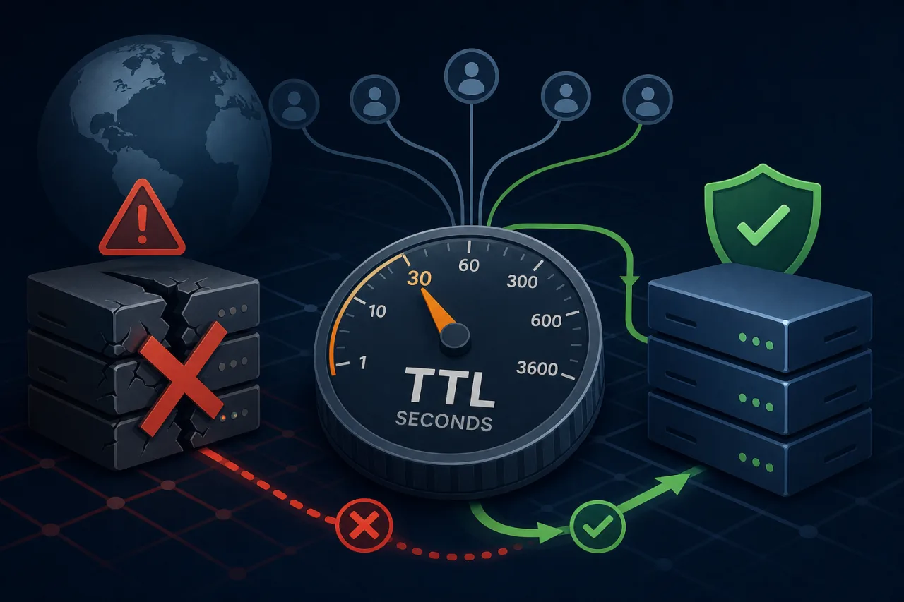 DNS TTLs and Failover: Tuning for Fast Recovery