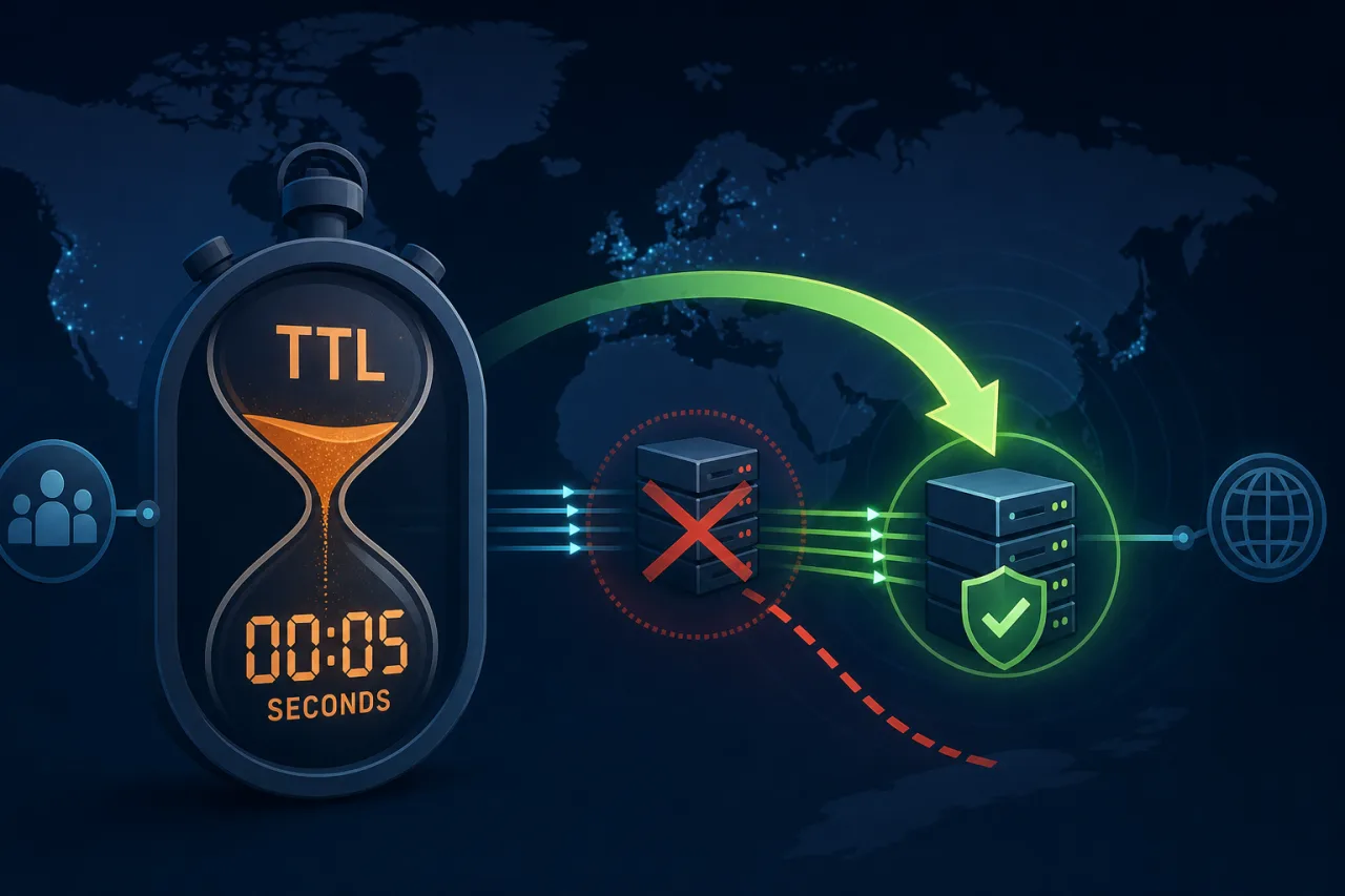 DNS TTLs and Failover: Tuning for Fast Recovery