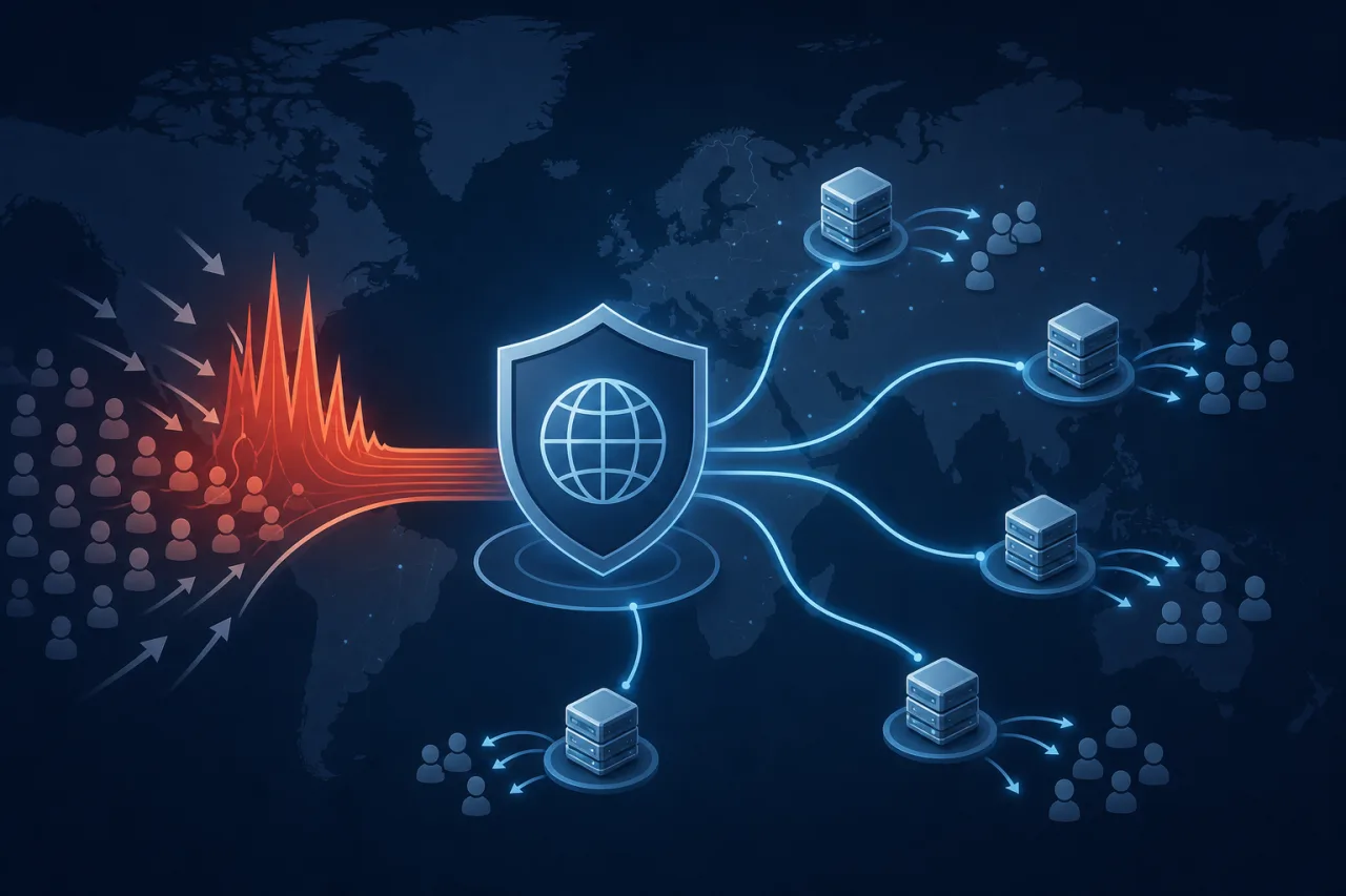 How CDNs Improve Uptime and Absorb Traffic Spikes