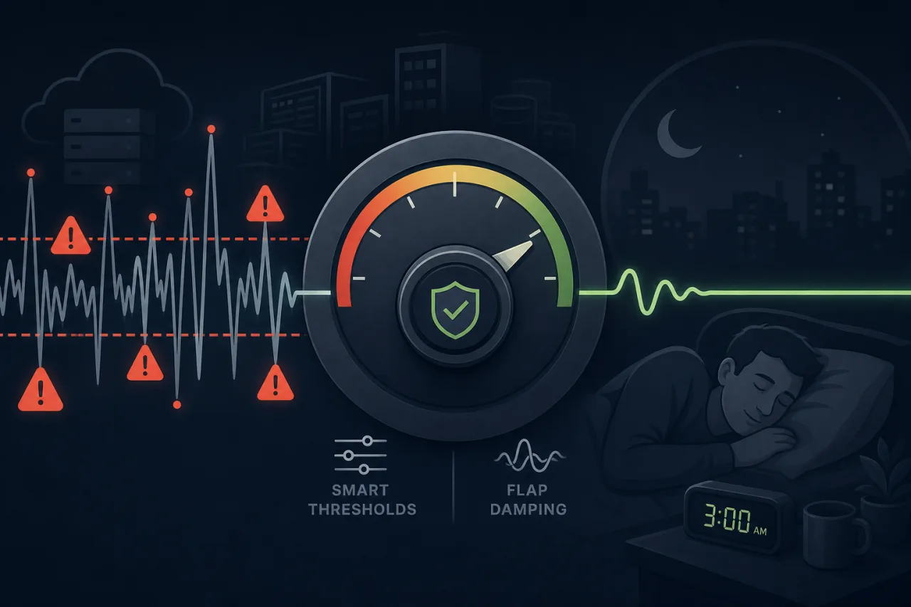 Reducing Alert Fatigue with Smart Thresholds and Flap Damping