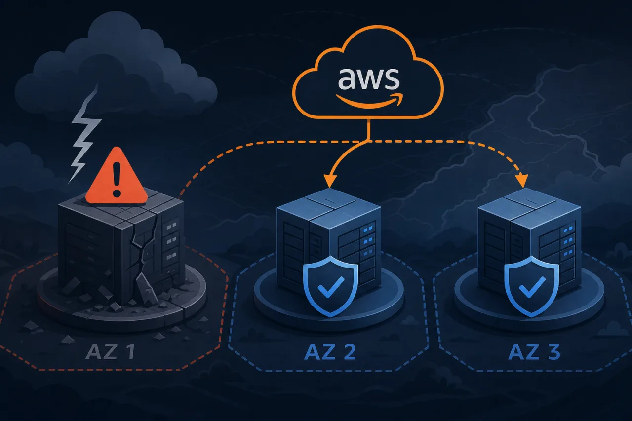 Surviving an AWS AZ Failure with Multi-AZ Design