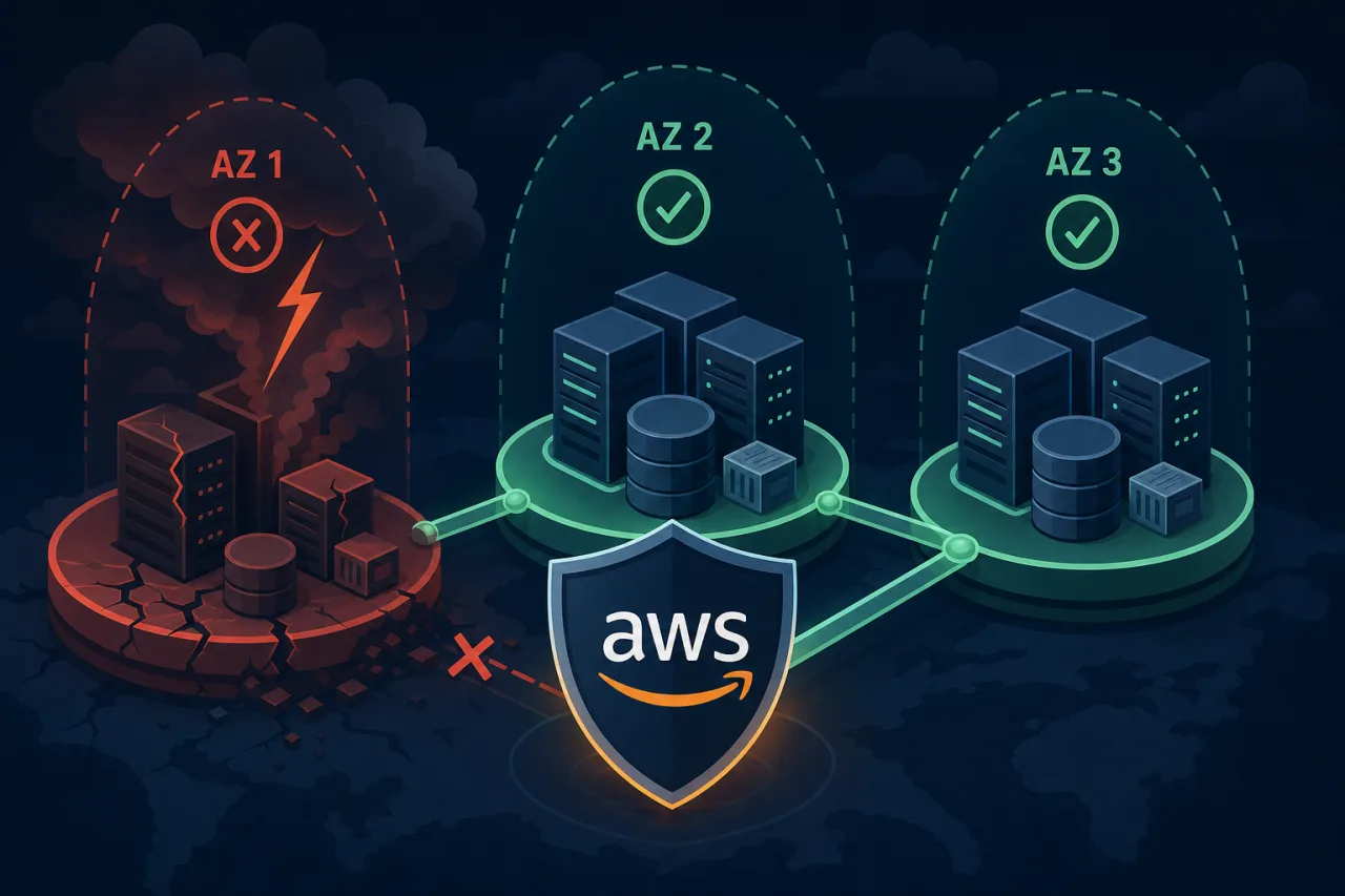 Surviving an AWS AZ Failure with Multi-AZ Design