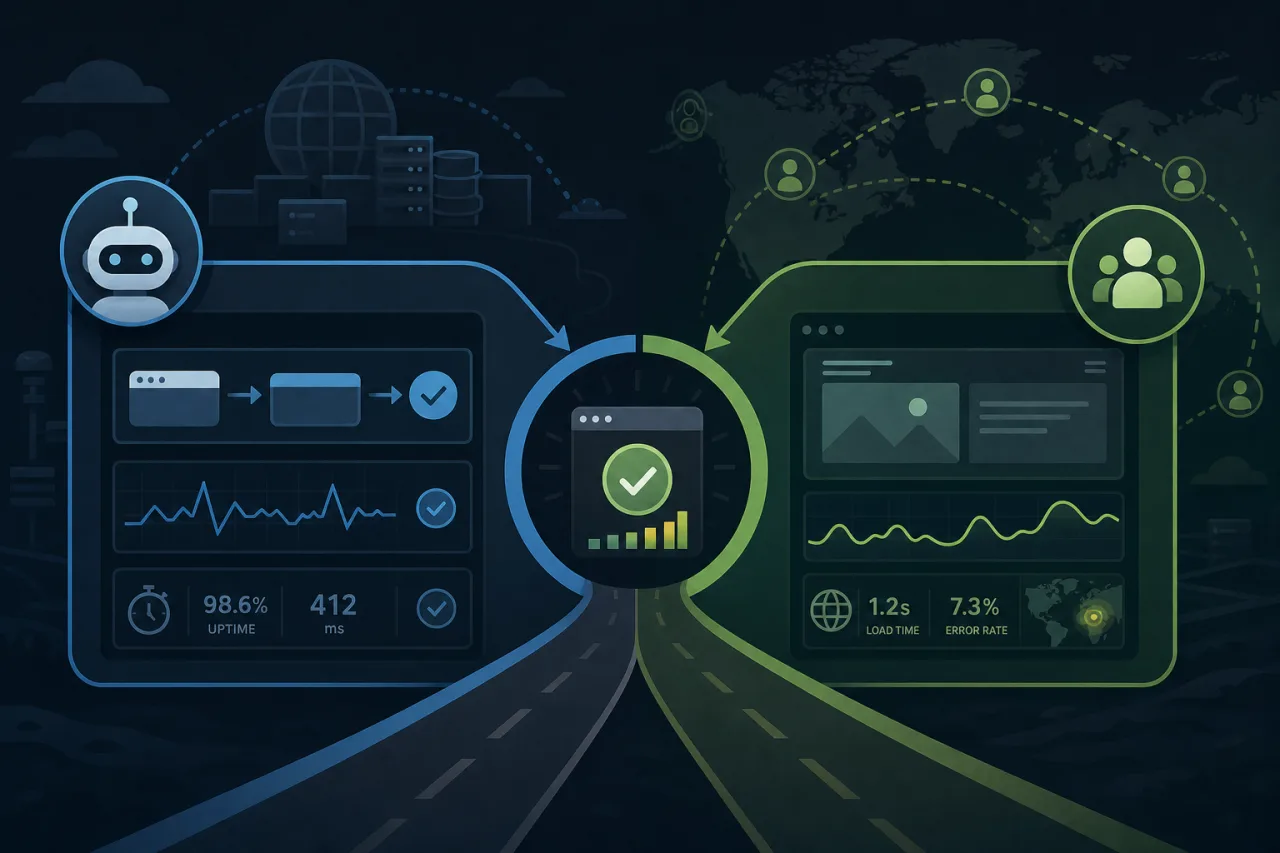 Synthetic Monitoring vs Real-User Monitoring (RUM): Choosing the Right Tool for the Job