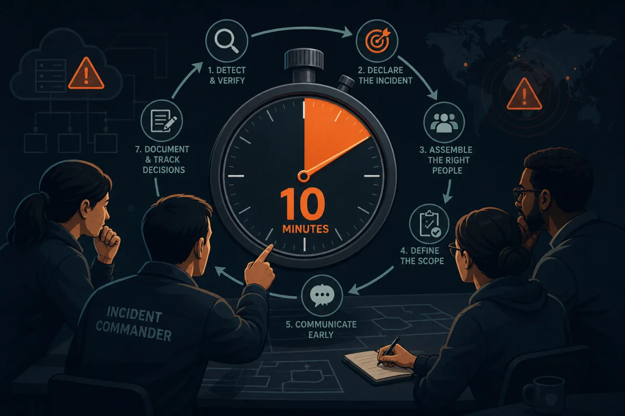 The First 10 Minutes of an Outage: An Incident Commander's Checklist