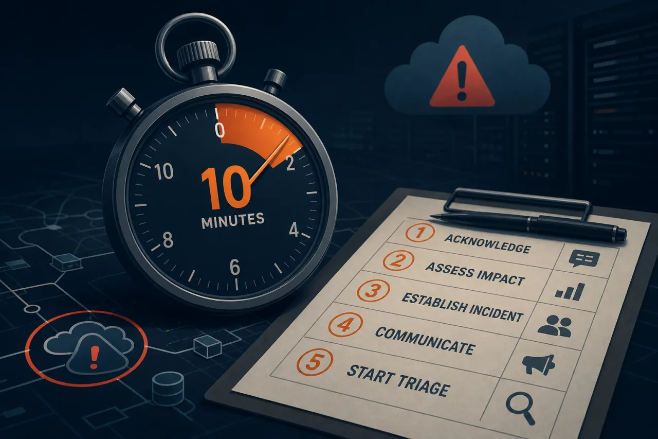 The First 10 Minutes of an Outage: An Incident Commander's Checklist