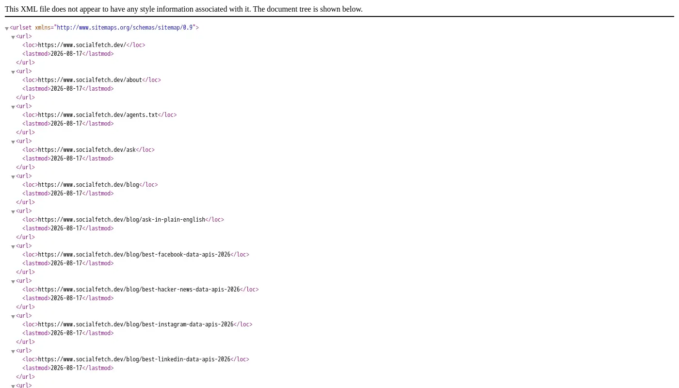 www.socialfetch.dev screenshot