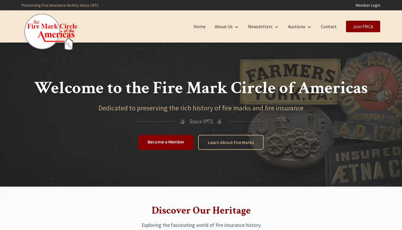 www.firemarkcircle.org screenshot
